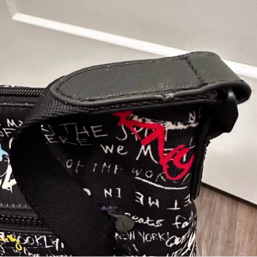 ⭐️ Black, Red, Yellow, and White Multi-color DKNY Gia Graffiti Crossbody
